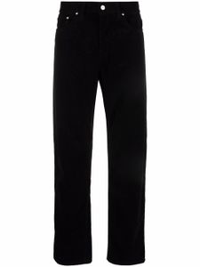 Carhartt WIP pantalon droit en velours côtelé - Noir