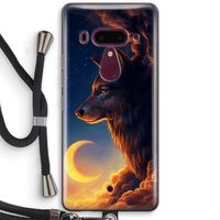 Night Guardian: HTC U12+ Transparant Hoesje met koord