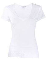 James Perse t-shirt à ourlet drapé - Blanc