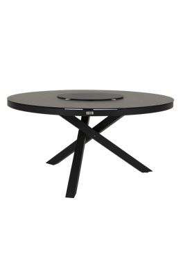 Qopps Perth tafel 150 rond Antraciet