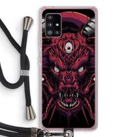 Hell Hound and Serpents: Samsung Galaxy A51 5G Transparant Hoesje met koord