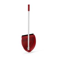 Stoffer en blik Plastiken Wit Rood Plastic Opvouwbaar