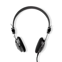 Nedis Bedrade On-ear Koptelefoon | 3,5 mm | 1.10 m | 1 stuks - HPWD1104BK HPWD1104BK - thumbnail
