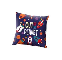 Kids Licensing kussen Out of the Planet junior 45 x 45 cm polyester blauw - thumbnail