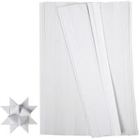 Creativ Company Vlechtstroken, l: 45 cm, b: 10 mm, d 4,5 cm, wit, 500 stroken/ 1 doos