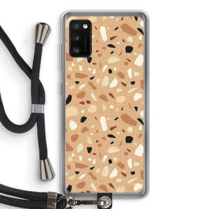 Terrazzo N°17: Samsung Galaxy A41 Transparant Hoesje met koord