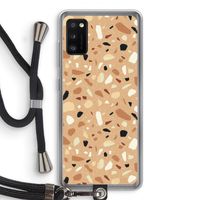 Terrazzo N°17: Samsung Galaxy A41 Transparant Hoesje met koord