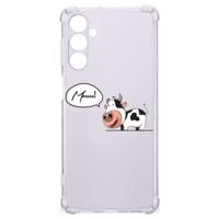Samsung Galaxy M54 Stevig | Bumper Hoesje | Cow