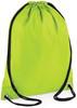 Atlantis BG5 Budget Gymsac - Lime-Green - 33 x 45 cm - thumbnail