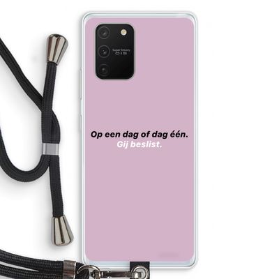 gij beslist: Samsung Galaxy S10 Lite Transparant Hoesje met koord