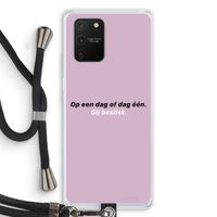 gij beslist: Samsung Galaxy S10 Lite Transparant Hoesje met koord