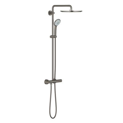 GROHE Euphoria XXL Regendoucheset Opbouw - hoofddouche 31cm - handdouche rond - brushed hard graphite 26075al0