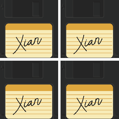 Onderzetters Floppy disk met naam