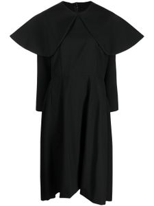 Comme Des Garçons Comme Des Garçons robe mi-longue à manches longues - Noir