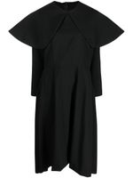 Comme Des Garçons Comme Des Garçons robe mi-longue à manches longues - Noir