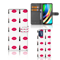 Motorola Moto G9 Plus Telefoon Hoesje Lipstick Kiss