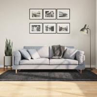 VidaXL Vloerkleed pamplona shaggy hoogpolig 100x200 cm antraciet