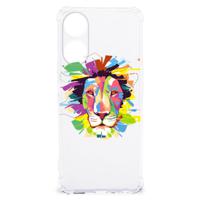 OPPO A58 | A78 5G Stevig Bumper Hoesje Lion Color - thumbnail