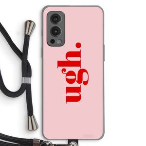 Ugh: OnePlus Nord 2 5G Transparant Hoesje met koord
