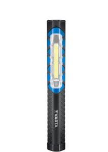 Varta 17647101421 Work Flex Pocket Light Penlight werkt op batterijen LED 230 mm Grijs, Blauw