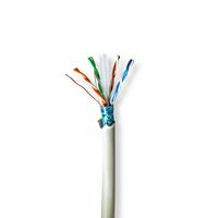 Nedis Netwerk Kabel Rol | CAT6 | Solid | F/UTP | Koper | 305.0 m | Binnenshuis | Rond | LSZH | Grijs | Gift Box - CCBG8526GY305S - thumbnail