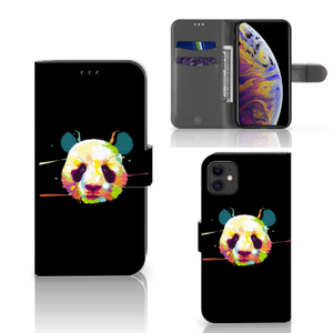 Apple iPhone 11 Leuk Hoesje Panda Color