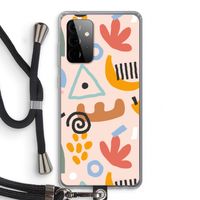 Abstract: Samsung Galaxy A72 5G Transparant Hoesje met koord