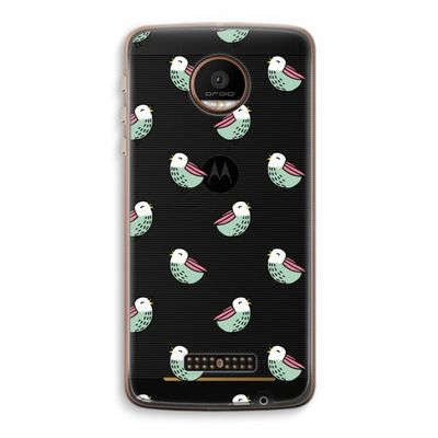 Vogeltjes: Motorola Moto Z Force Transparant Hoesje