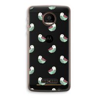Vogeltjes: Motorola Moto Z Force Transparant Hoesje