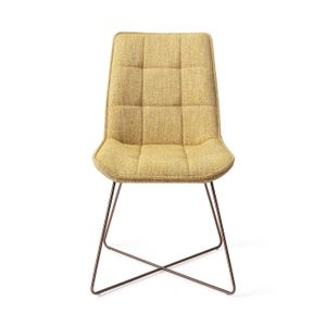 Jesper Home Eetkamerstoel 'Ota' Cross Rose, kleur Bumble Bee