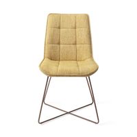 Jesper Home Eetkamerstoel 'Ota' Cross Rose, kleur Bumble Bee - thumbnail