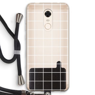Rooster 2: Xiaomi Redmi 5 Transparant Hoesje met koord