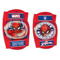 Marvel Spider-Man beschermset 4-delig junior rood maat S