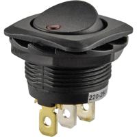 TRU COMPONENTS 1587557 Wipschakelaar TC-R13-135B2-02 250 V/AC 10 A 1x uit/aan Continu 1 stuk(s)