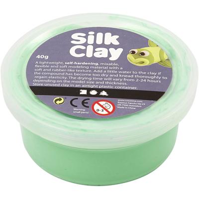 Silk Clay - lichtgroen, 40gr.