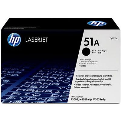 51A zwarte LaserJet tonercartridge (Q7551A) Toner