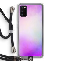 Clouds pastel: Samsung Galaxy A41 Transparant Hoesje met koord Clouds pastel: Samsung Galaxy A41 Transparant Hoesje met koord
