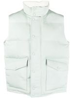 Alexander McQueen gilet à logo imprimé - Vert