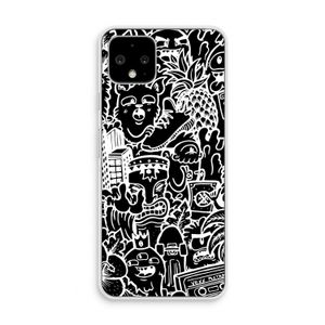 Vexx Black Mixtape: Pixel 4 Transparant Hoesje