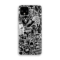 Vexx Black Mixtape: Pixel 4 Transparant Hoesje