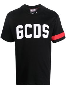 GCDS t-shirt à logo imprimé - Noir