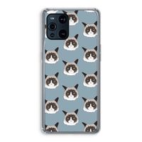 It's a Purrr Case: Oppo Find X3 Pro Transparant Hoesje