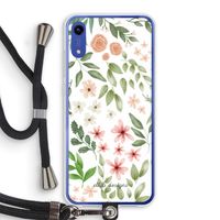 Botanical sweet flower heaven: Honor Play 8A Transparant Hoesje met koord
