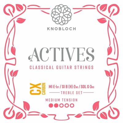 Knobloch 300ACX CX Carbon Treble Set - Normale Spanning (3 Snaren)
