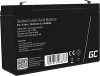 Green Cell AGM40 UPS-accu Sealed Lead Acid (VRLA) 6 V 15 Ah (5907813963377)