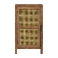 Webbing nachtkastje Bandung - bruin - 80.5x45x40.5 cm Webbing nachtkastje Bandung - bruin - 80.5x45x40.5 cm