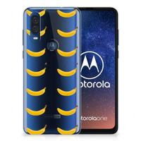 Motorola One Vision | Siliconen Case | Banana