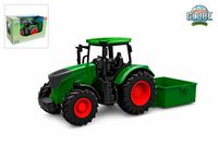 Kids globe tractor freewheel met kiepbak groen - thumbnail