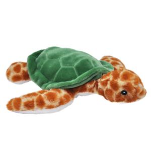 Pluche Zeeschildpad Eco-kins knuffel - 30 cm - Zeedieren knuffels