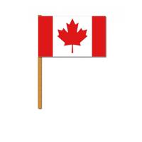 Zwaaivlag Canada - luxe - 30 x 45 cm - op lange stok - Feestartikelen / versiering Zwaaivlag Canada - luxe - 30 x 45 cm - op lange stok - Feestartikelen / versiering